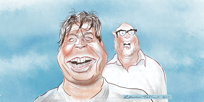 Masterchef: John Torode and Gregg Wallace by Rowan Tallant