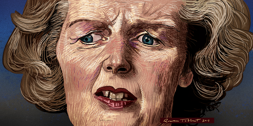 Margaret Thatcher by Rowan Tallant
